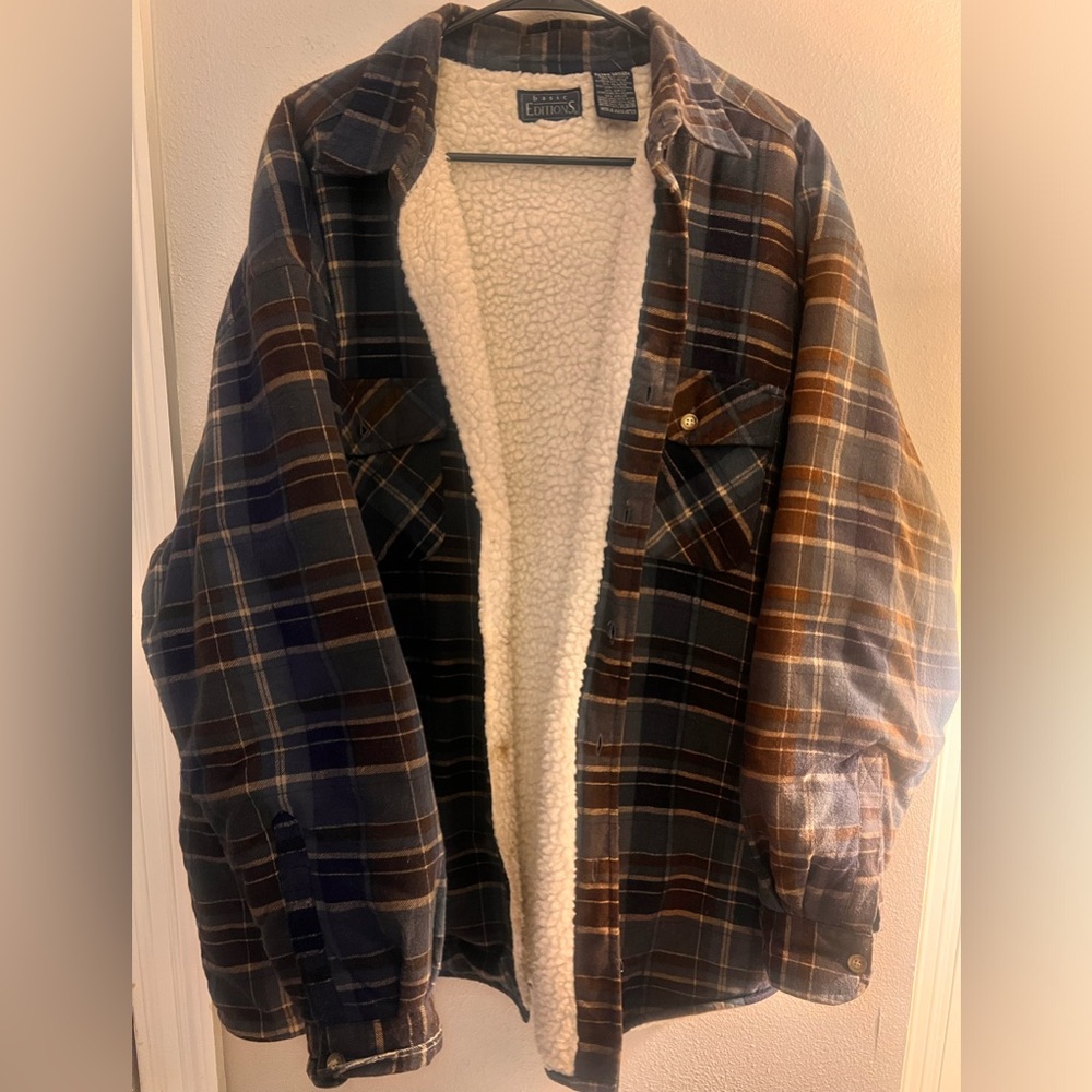 Basic Editions XL Flannel Jacket